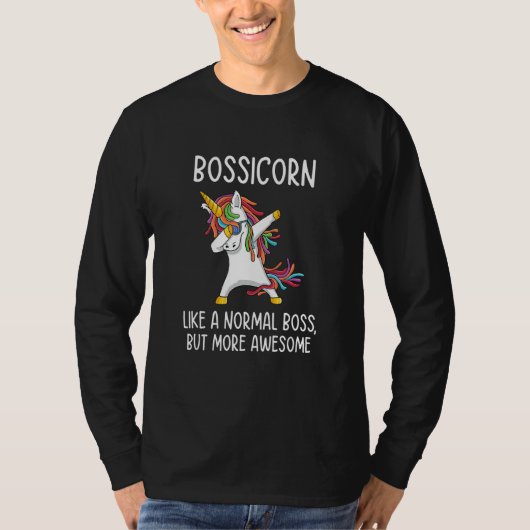 通常のボスのようにボッシコーンが多素晴らしい Tシャツ (正面)