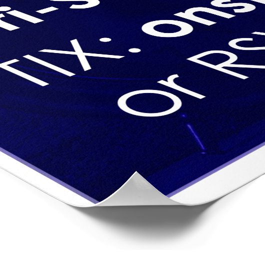 通常のポスターの横 ポスター (角)