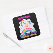 通常のママのようなモンマイコーンだけ素晴らし スクエアシール (封筒)