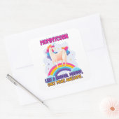 通常のママのようなモンマイコーンだけ素晴らし スクエアシール (封筒)