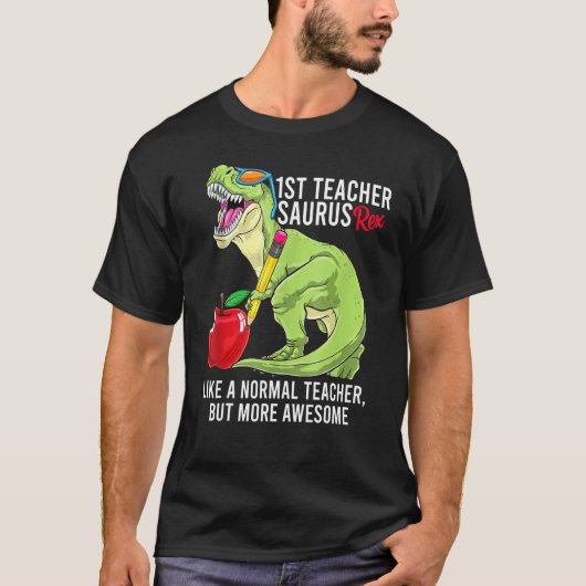 通常の先生がAのような第1先生のレックス Tシャツ (正面)