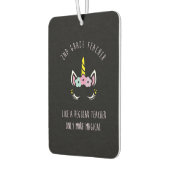 通常の先生のような2年生の先生 カーエアーフレッシュナー (左)