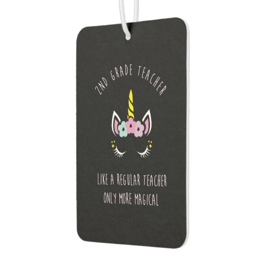 通常の先生のような2年生の先生 カーエアーフレッシュナー (左)