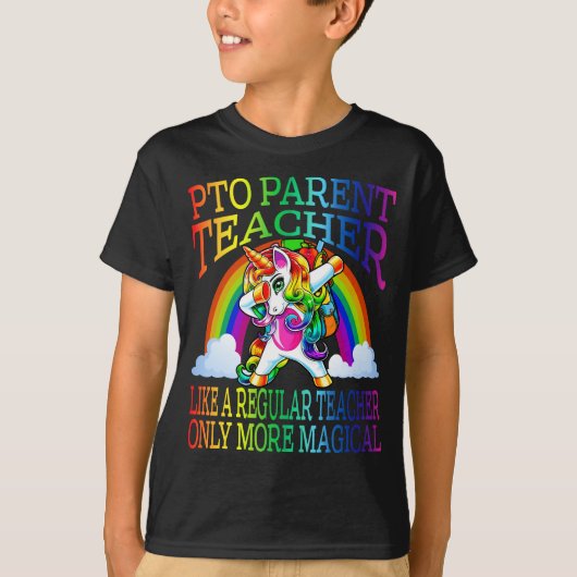 通常の先生のようなPTO親先生 Tシャツ (正面)