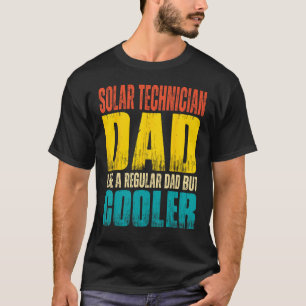 通常の太陽のパパのようにメンズ技術者のパパ Tシャツ