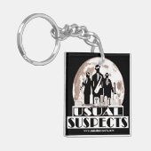 通常の容疑者バンド正方形のキーホルダー キーホルダー (正面左)