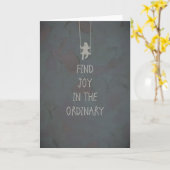 通常の引用文の発見の喜び カード (黄色い花)