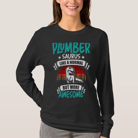 通常の恐竜のような鉛直レックス Tシャツ (正面)