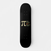 通常の数字のようだけど無限にクールな円周率の日 スケートボード (正面)