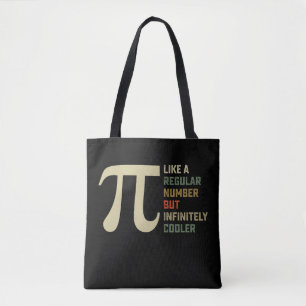通常の数字のようでいて無限にクールな円周率の日 トートバッグ
