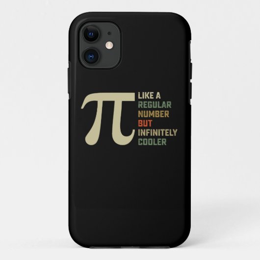 通常の数字のようでいて無限にクールな円周率の日 Case-Mate iPhoneケース (裏面)