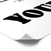 通常の自分を受け入れる(ベルカーブユーモア) ポスター (角)