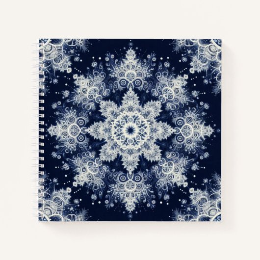 通常の雪の結晶ではないIII ノートブック (正面)
