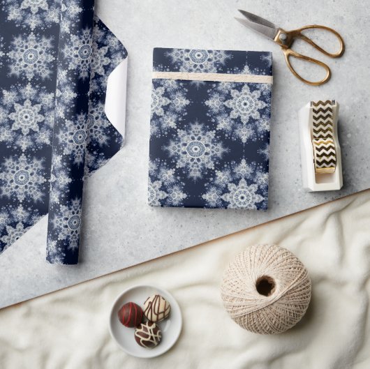 通常の雪の結晶ではないIII ラッピングペーパー (クラフト)