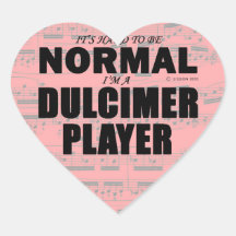 通常のDulcimerプレーヤーハートシール