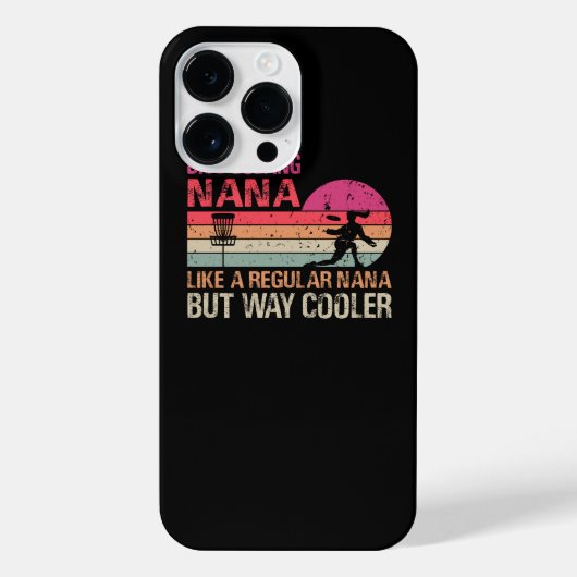 通常のNanaのようにディスクのゴルフNanaが方法クール iPhoneケース (裏面)