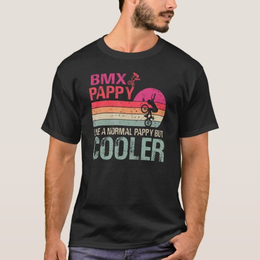 通常のPappyのようにBmx PappyがBmxクール Cycli Tシャツ (正面)