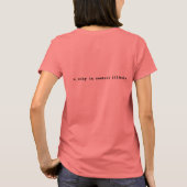 通常のtシャツ tシャツ (裏面)