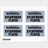 通常のXylophoneプレーヤー長方形ステッカー 長方形シール (シート)