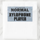 通常のXylophoneプレーヤー長方形ステッカー 長方形シール (バッグ)