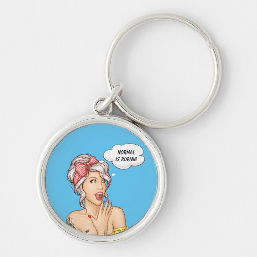 通常は退屈 キーホルダー (正面)