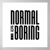 通常は退屈 ポスター (正面)