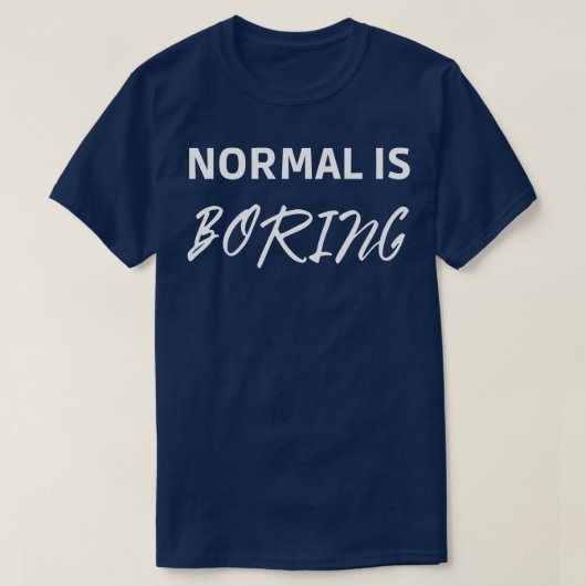 通常は退屈 Tシャツ (デザイン正面)
