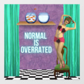 通常は過大評価ファンキーとおもしろい ウィンドウサイン (シート)