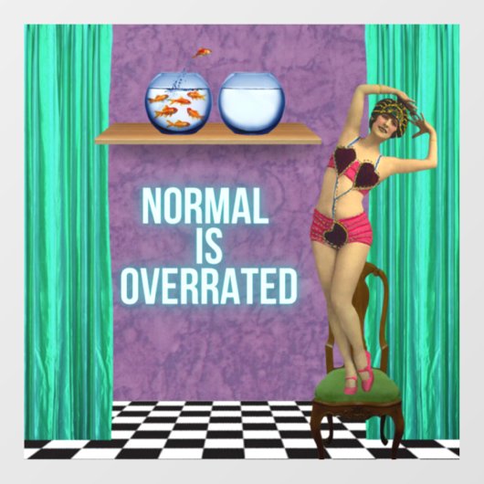 通常は過大評価ファンキーとおもしろい ウィンドウサイン (シート)