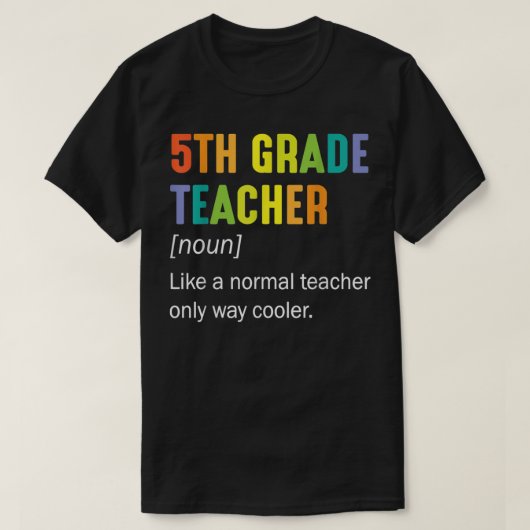 通常先生のみの5級先生 Tシャツ (デザイン正面)