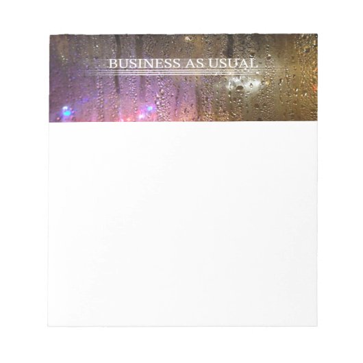 通常通りの業務 ノートパッド (正面)