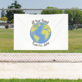 通年：地球の日 横断幕 (インサイチュ)