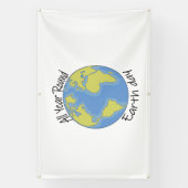 通年：地球の日 横断幕 (縦)