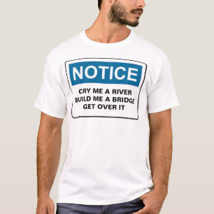 通知は私川が私をBRIDG…造る叫びます Tシャツ