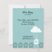 通知カードを移動中 案内状 (正面)