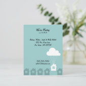 通知カードを移動中 案内状 (スタンド正面)