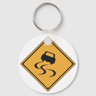 通知スリップまたは滑ること キーホルダー