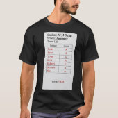 通知表 Tシャツ (正面)