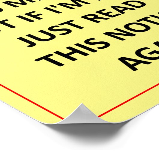 通知 ポスター (角)