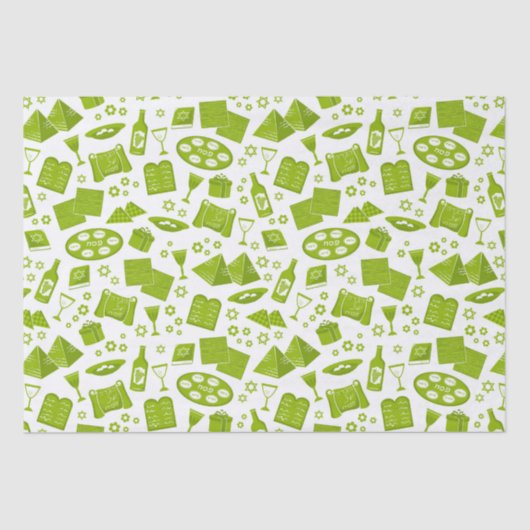 通行人の緑の記号 薄葉紙 (正面)