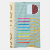 通行人 キッチンタオル (縦)