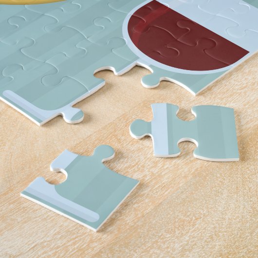 通行人 ジグソーパズル (側面)