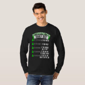 通訳の時給Asl Tシャツ (正面フル)