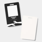 通訳人 バッジ (Front & Back)