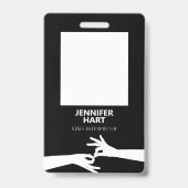 通訳人 バッジ (Front)