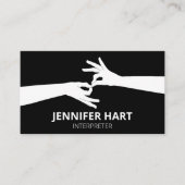 通訳人 名刺 (正面)