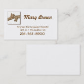 通訳名刺-1 名刺 (正面/裏面)