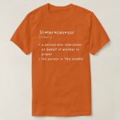 通訳者 Tシャツ (デザイン正面)
