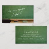 通訳、翻訳者、名刺 名刺 (正面/裏面)