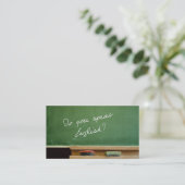 通訳、翻訳者、名刺 名刺 (スタンド正面)